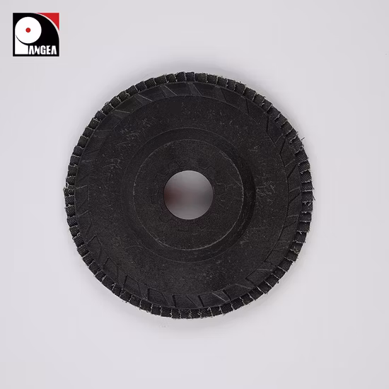 Disco de aleta para amoladora angular con abrasivos de circonio duro